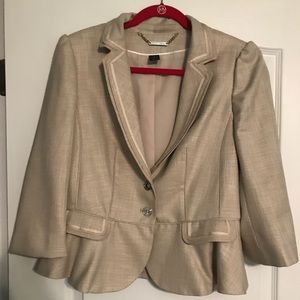 WHBM Tan suit jacket